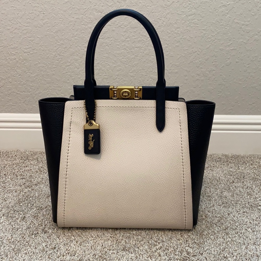 Coach Troupe Tote in Colorblock